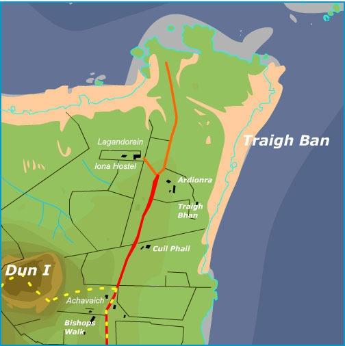 Map of North Iona